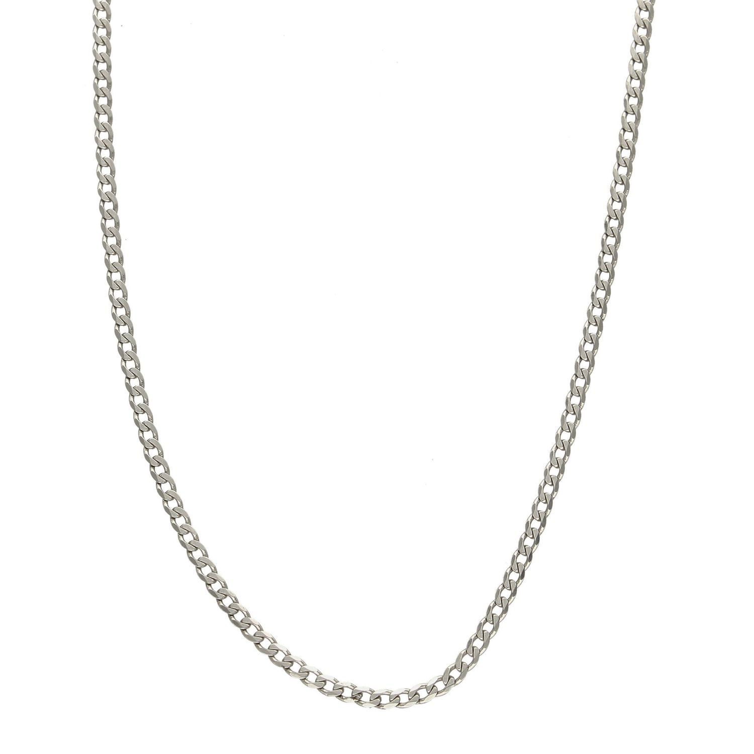 Złoty łańcuszek 585 Pancerka Białe Złoto 2 mm DIA-LAN-1123B-585 2mm ✅ Złoty łańcuszek o splocie pancerki ✅.jpg